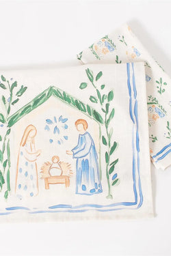 Nativity Holiday Dish Towel