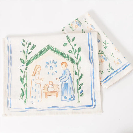 Nativity Holiday Dish Towel