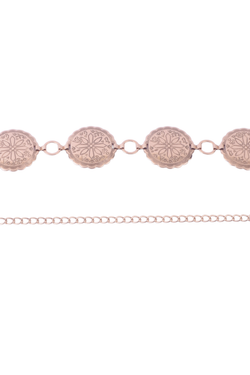 Shiny Metallic Concho Belt