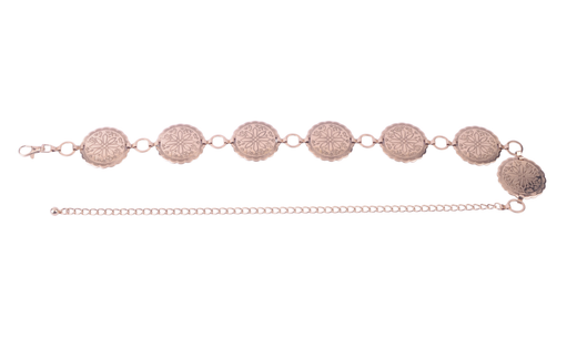 Shiny Metallic Concho Belt