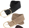 Wide Braided Belt