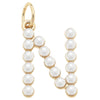 Pearl-Studded Letter Charm