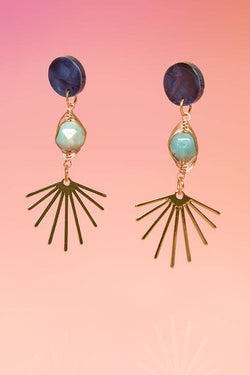 Ofelia Three Tier Dangle Earrings