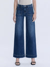 High Rise Wide Trouser Patch Pocket