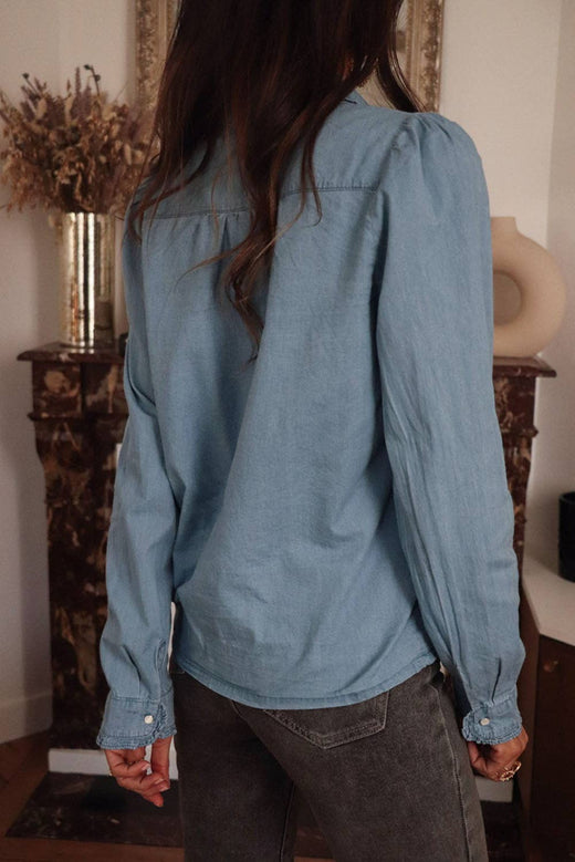 Collar Chambray Shirt