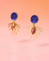 Deep Blue and Purple Small Dangles