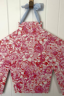 Jockey Silk Pink Floral Door Hanger