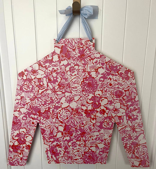 Jockey Silk Pink Floral Door Hanger