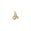 Trinity Knot with CZ Charm