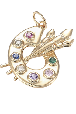 Artist Palette Charm