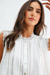 Sleeveless Cotton Blouse