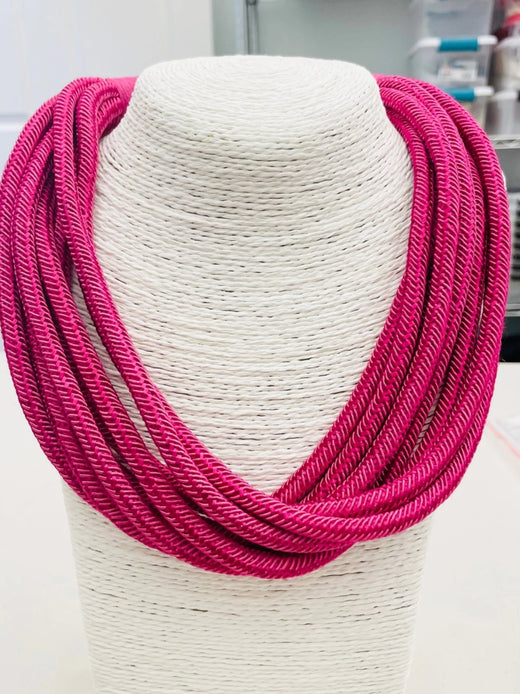Slub 8-Strand Necklace