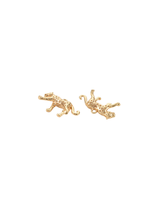 Gold Cheetah Charm