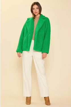 Faux Fur Sherpa Jacket