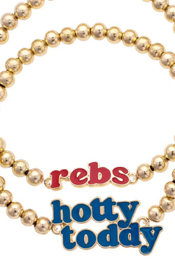 Rebels Ball Bead Bracelet