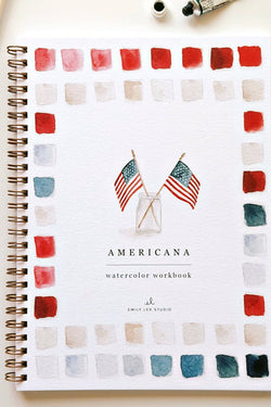 Americana watercolor workbook