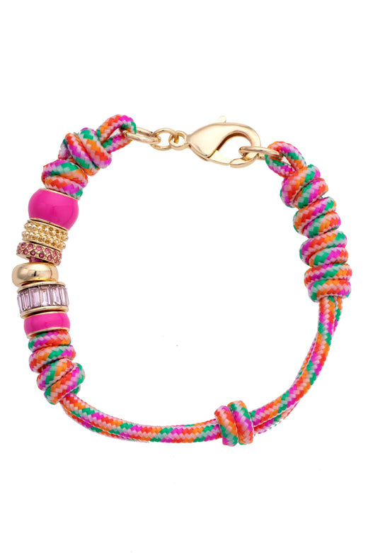 Lottie Multi Bead Paracord Bracelet