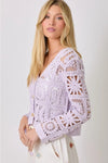 Crochet Button Up Cardigan