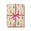 Holly Jolly Trees Wrapping Paper