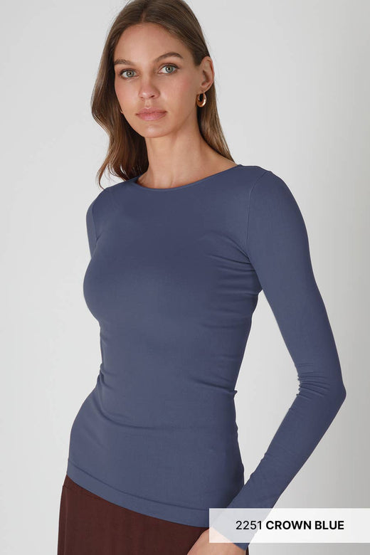 Nikibiki Long Sleeve Crew Neck Top