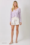 Crochet Button Up Cardigan