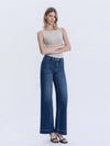 High Rise Wide Trouser Patch Pocket