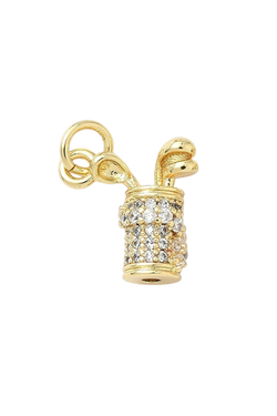 Gold Glitz Golf Bag Charm