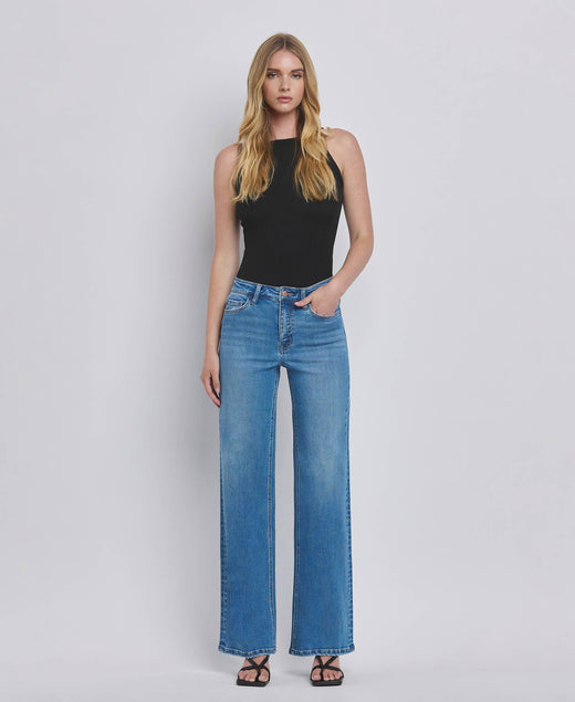 Refinery HR Wide Leg Jeans