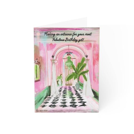 Grand Entrance Birthday Card