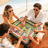 Summer Flamingo Travel Mahjong Mat