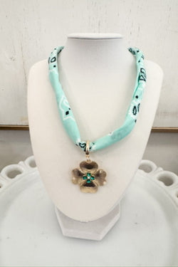 Feeling Luck Scarf Charm Necklace