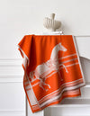 Orange Horse Corral Reversible Wrap