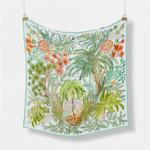 Silky Satin Square Scarf