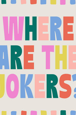 Where Are The Jokers Cocktail Napkins