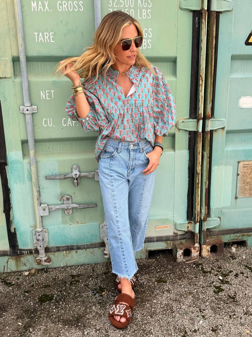 Classic Floral Blouse