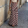 Striped Print Resort Skirt