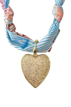 Large Heart Pave Charm