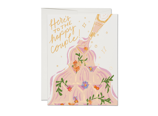 Champagne Fountain Greeting Card