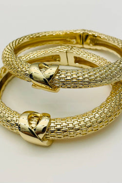 Woven Hinged Bracelet