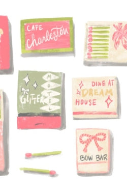 Charleston Matchbook Print