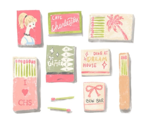 Charleston Matchbook Print