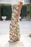 Fall Floral Print Pants