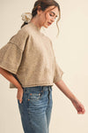 Marled Knit Sweater