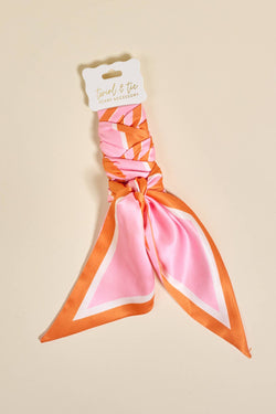 Twirl & Tie Scarf - Sicily Stripes Pink