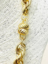 Graduated Twist Rope Necklace