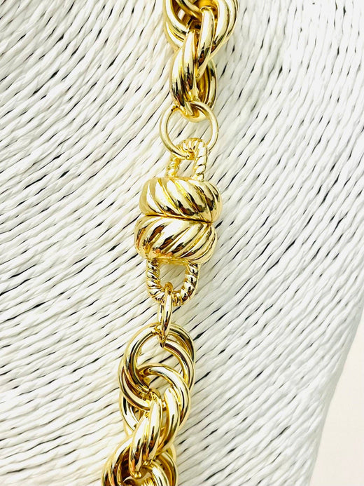 Graduated Twist Rope Necklace