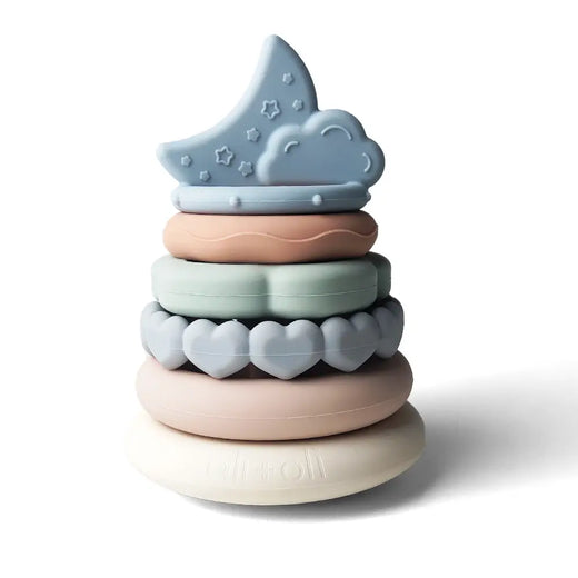 Soft Silicone Stacking Ring Tower