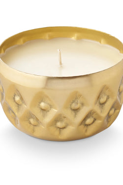Winter White Radiant Pressed Metal