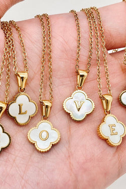 Initial Charm - Clover Charm