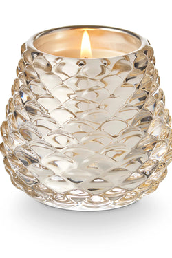 Winter White Pinecone Votive